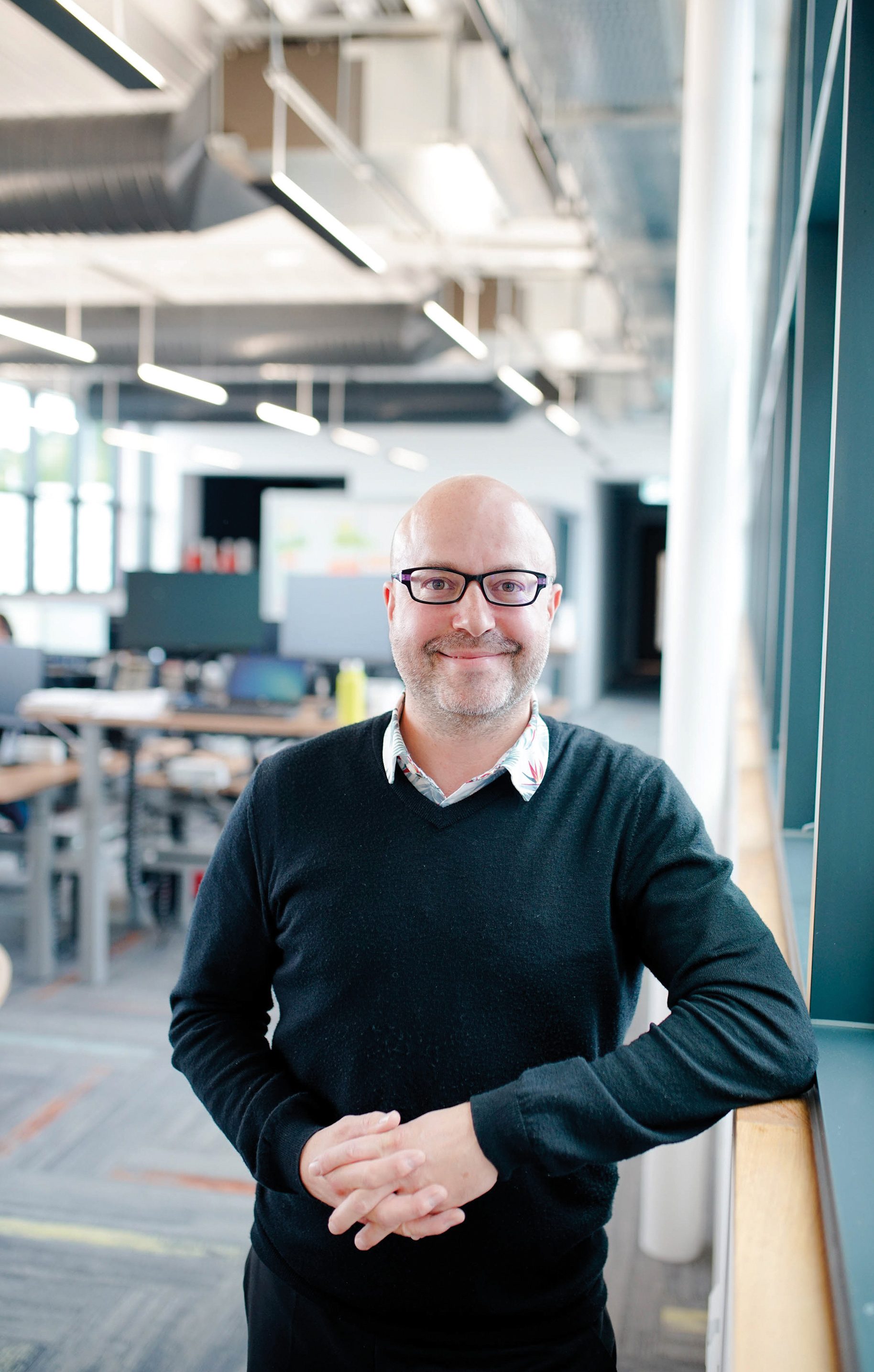 A photo of Tom Smith, Managing Director of the Data Science Campus.