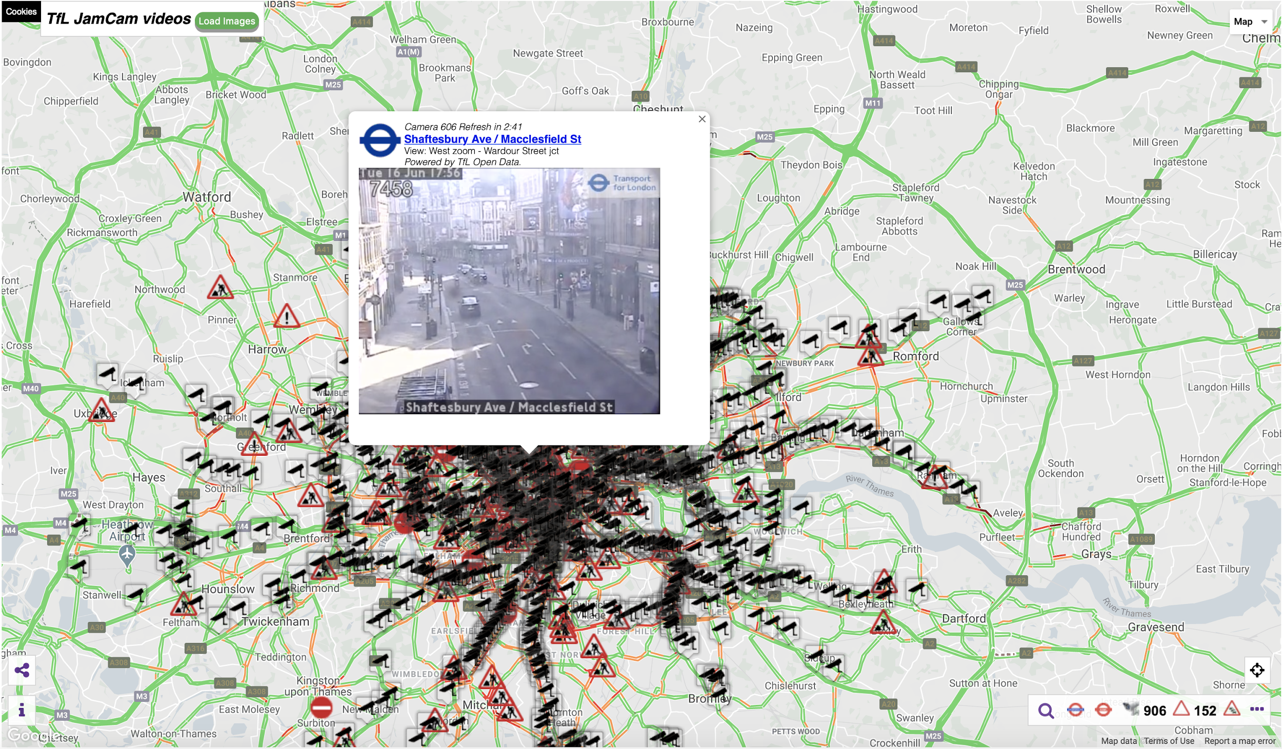 Estimating vehicle and pedestrian activity from town and city traffic